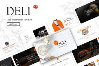 Deli Food Presentation PowerPoint Template